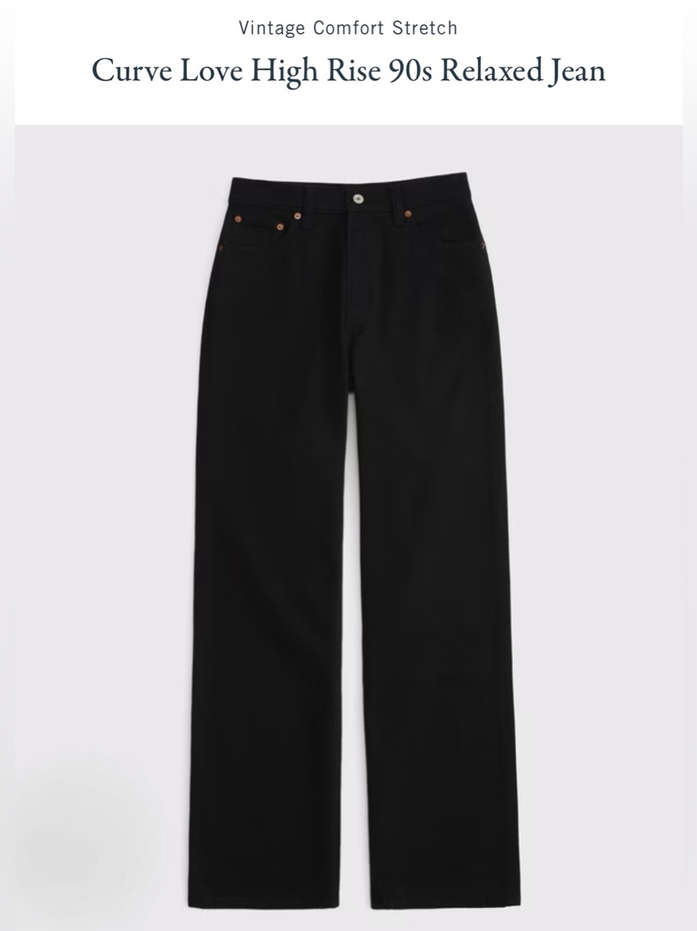 Abercrombie and Fitch - 90s Relaxed Jean High Rise